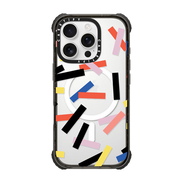 CASETiFY iPhone 16 Pro ケース ブラック ウルトラ インパクトケース MagSafe 対応 Casetify Confetti casetify_artist Father's Day CASETiFY iPhone 16 Pro ケース ブラック ウルトラ インパクトケース MagSafe 対応 Casetify Confetti casetify_artist Father's Day