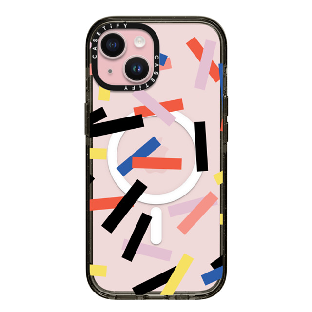 CASETiFY iPhone 15 ケース ブラック インパクトケース MagSafe対応 Casetify Confetti casetify_artist Father's Day CASETiFY iPhone 15 ケース ブラック インパクトケース MagSafe対応 Casetify Confetti casetify_artist Father's Day