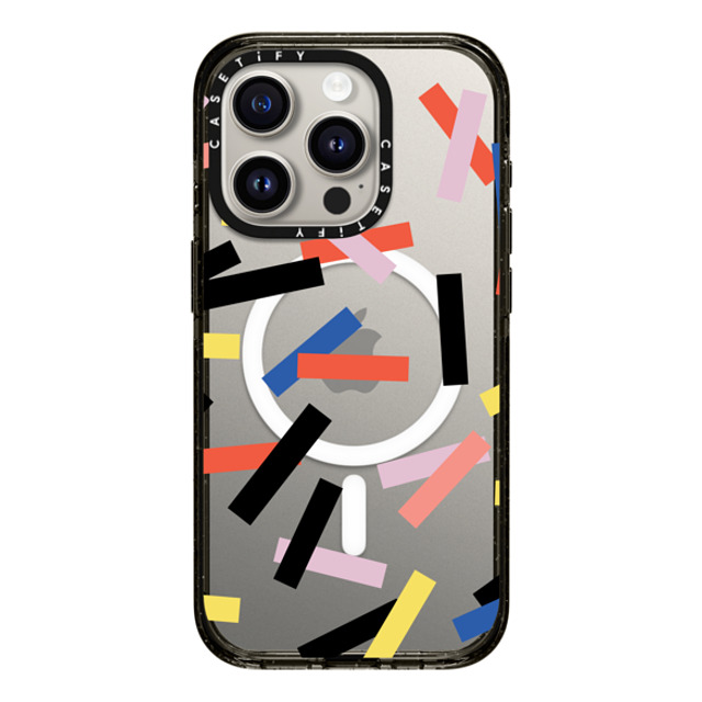 CASETiFY iPhone 15 Pro Case Black インパクトケース MagSafe対応 Casetify Confetti casetify_artist Father's Day CASETiFY iPhone 15 Pro Case Black インパクトケース MagSafe対応 Casetify Confetti casetify_artist Father's Day