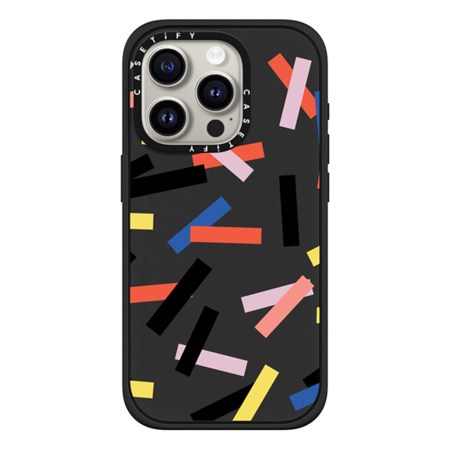 CASETiFY iPhone 15 Pro ケース マットブラック インパクトケース MagSafe対応 Casetify Confetti casetify_artist Father's Day CASETiFY iPhone 15 Pro ケース マットブラック インパクトケース MagSafe対応 Casetify Confetti casetify_artist Father's Day