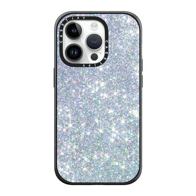 CASETiFY iPhone 14 Pro ケース マットブラック インパクトケース MagSafe対応 GLITTER DREAM casetify_artist