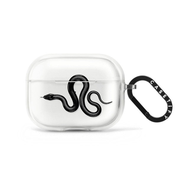 CASETiFY AirPods Pro 2 フロスト インパクトケース Animal,Hype,Monochrome,Snake Black Kingsnake CASETiFY AirPods Pro 2 フロスト インパクトケース Animal,Hype,Monochrome,Snake Black Kingsnake