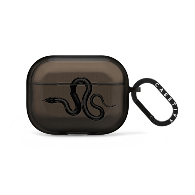 CASETiFY AirPods Pro 2 ブラック インパクトケース Animal,Hype,Monochrome Black Kingsnake