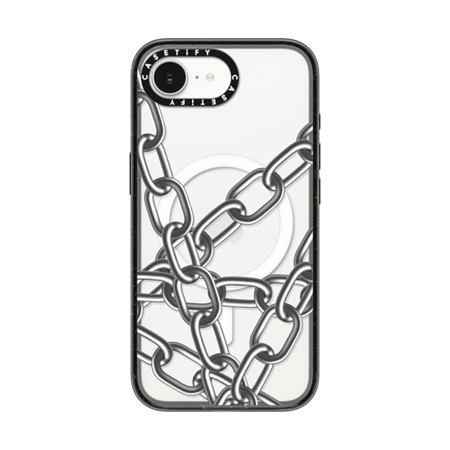CASETiFY iPhone 16e Case Black Impact Case MagSafe Compatible Futurism,Monochrome Monochrome,Futurism Chain Up Back to School CASETiFY iPhone 16e Case Black Impact Case MagSafe Compatible Futurism,Monochrome Monochrome,Futurism Chain Up Back to School
