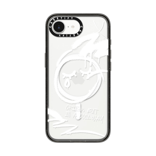 CASETiFY iPhone 16e Case ブラック インパクトケース MagSafe対応 Chrome,Monochrome Chrome,Monochrome,Street Art Cries, But in a Cool Way New iPhone CASETiFY iPhone 16e Case ブラック インパクトケース MagSafe対応 Chrome,Monochrome Chrome,Monochrome,Street Art Cries, But in a Cool Way New iPhone