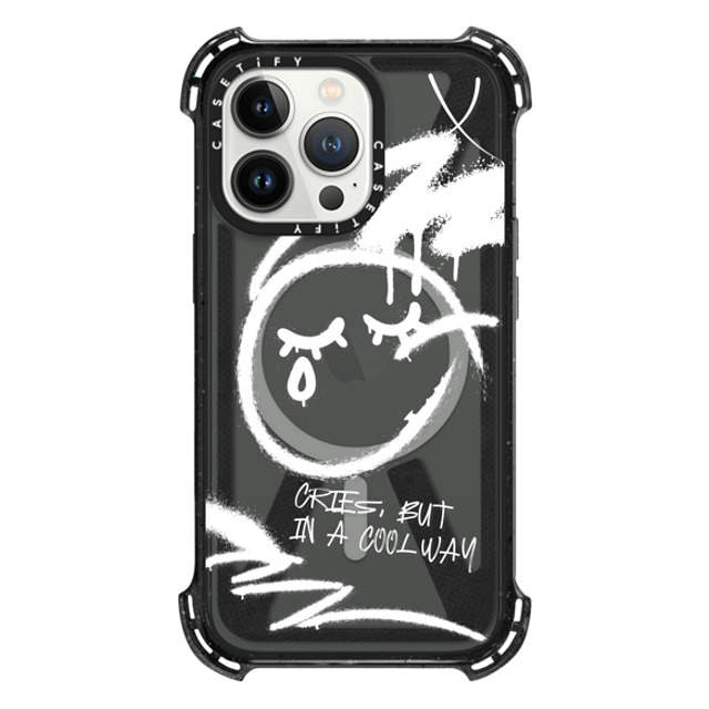 CASETiFY iPhone 13 Pro Case Triple Black バウンスケース Monochrome,Street Art Monochrome,Street Art Cries, But in a Cool Way Mother's Day CASETiFY iPhone 13 Pro Case Triple Black バウンスケース Monochrome,Street Art Monochrome,Street Art Cries, But in a Cool Way Mother's Day