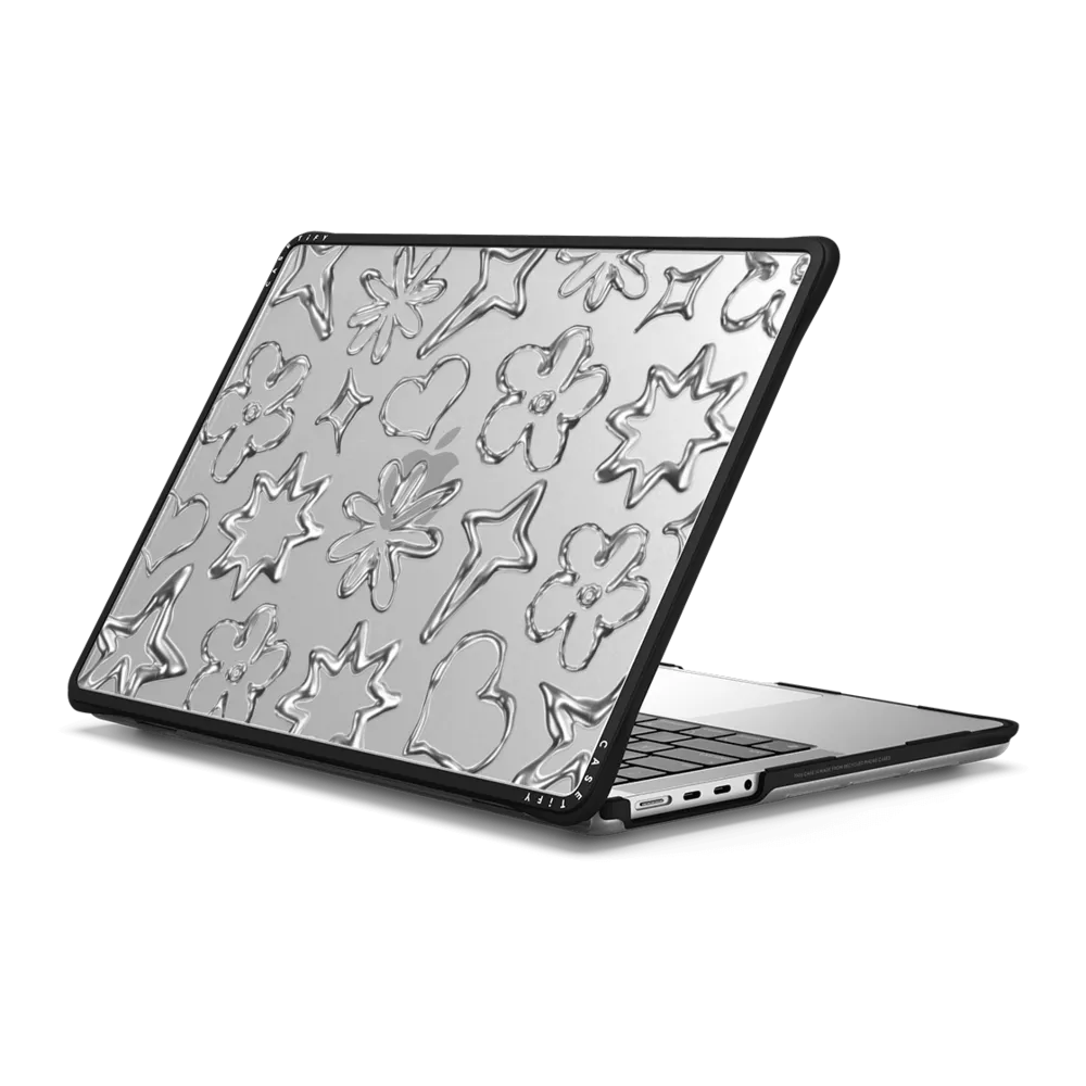 Impact MacBook Pro 14" (2021 / 2023) Case - Chrome Doodles