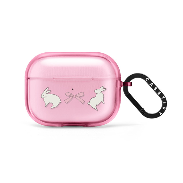 CASETiFY AirPods Pro 2 Pink Fizz インパクトケース Ribbon,Pattern Ribbon,Cottagecore,Pattern Rabbit Ribbon Back to School CASETiFY AirPods Pro 2 Pink Fizz インパクトケース Ribbon,Pattern Ribbon,Cottagecore,Pattern Rabbit Ribbon Back to School