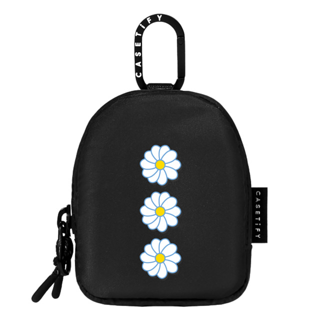 CASETiFY ポーチ ブラック ワイヤレスイヤホンポーチ Floral,Checkered Checkered,Floral,Pattern Daisies Father's Day CASETiFY ポーチ ブラック ワイヤレスイヤホンポーチ Floral,Checkered Checkered,Floral,Pattern Daisies Father's Day