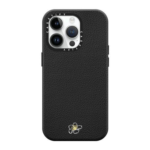 CASETiFY iPhone 14 Pro Case ジェットブラック ペブルケース MagSafe対応 Single Sakura casetify_artist Back to School CASETiFY iPhone 14 Pro Case ジェットブラック ペブルケース MagSafe対応 Single Sakura casetify_artist Back to School