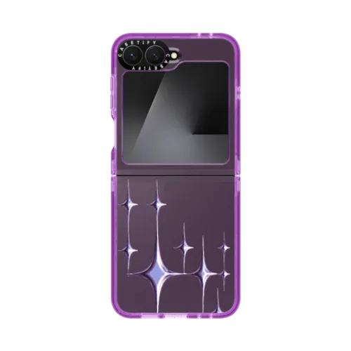 Galaxy Z Flip7 FE - Chrome Sparkles - Purple