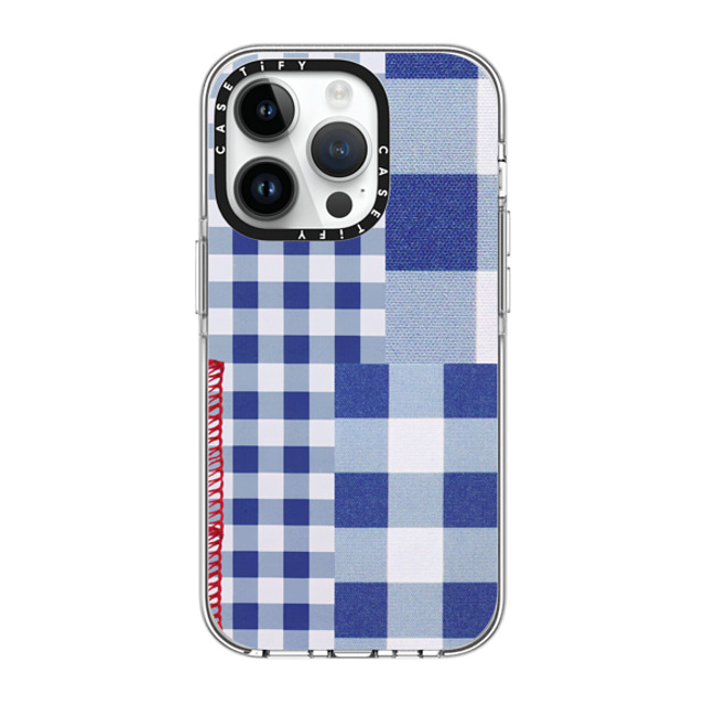 CASETiFY iPhone 14 Pro ケース クリア クリア ケース MagSafe対応 Gingham Picnic casetify_artist