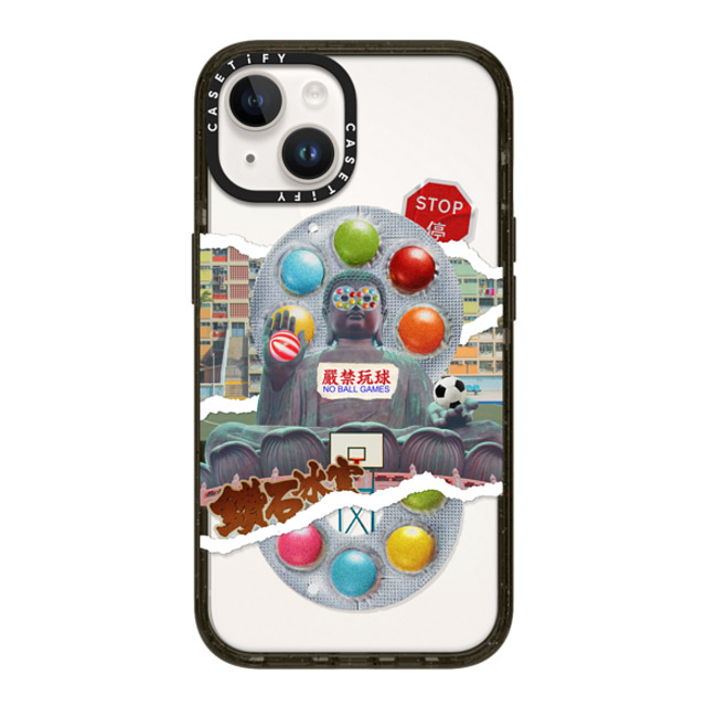 CASETiFY iPhone 14 ケース ブラック インパクトケース HK Collage - Buddha casetify_artist