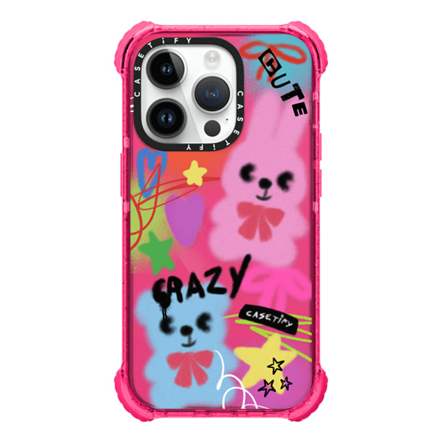 CASETiFY iPhone 14 Pro ケース Bubble Gum ウルトラインパクトケース Street Art,Y2K Street Art,Y2K Cute & Crazy Father's Day CASETiFY iPhone 14 Pro ケース Bubble Gum ウルトラインパクトケース Street Art,Y2K Street Art,Y2K Cute & Crazy Father's Day