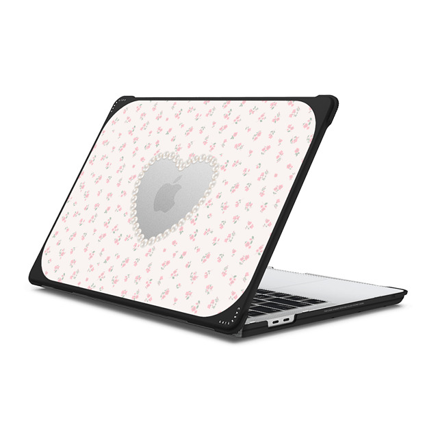 CASETiFY MacBook Pro 13-inch (M1 / M2 / Intel) ブラック バウンス ケース Floral,Heart Heart,Floral,Heart,Cottagecore Pearly Heart Father's Day CASETiFY MacBook Pro 13-inch (M1 / M2 / Intel) ブラック バウンス ケース Floral,Heart Heart,Floral,Heart,Cottagecore Pearly Heart Father's Day