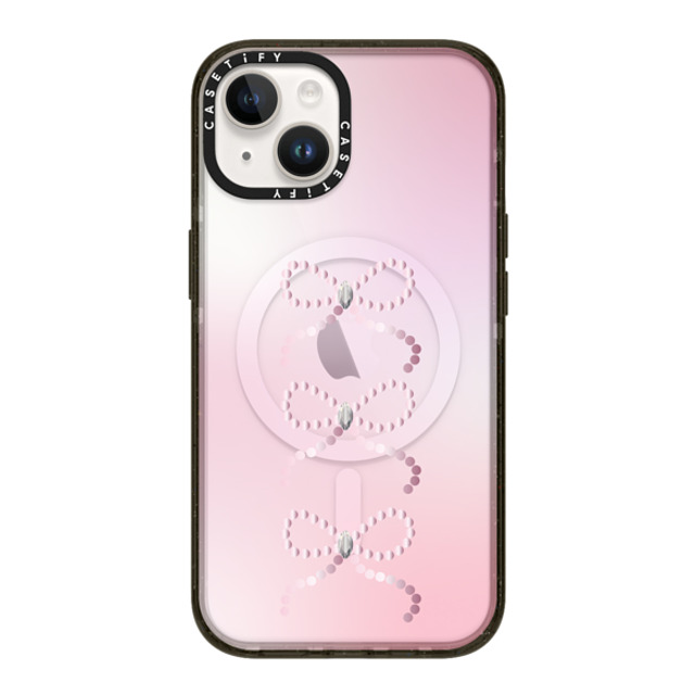 CASETiFY iPhone 14 ケース ブラック インパクトケース MagSafe対応 Anne's Diary casetify_artist