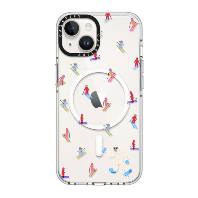 CASETiFY iPhone 14 ケース クリア クリア ケース MagSafe対応 Ski Free casetify_artist