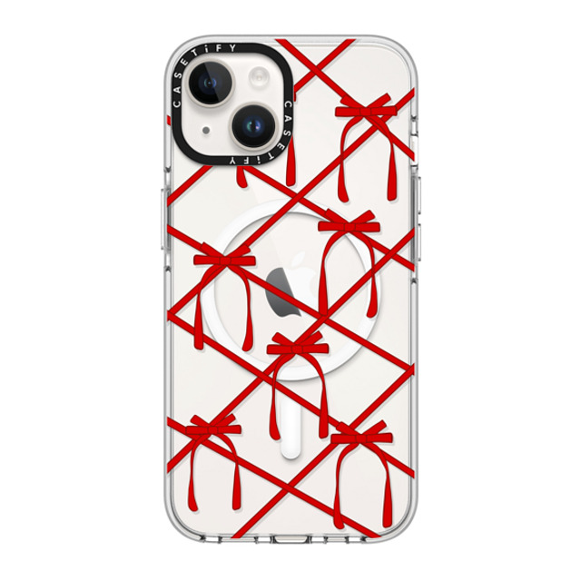 CASETiFY iPhone 14 ケース クリア クリア ケース MagSafe対応 Bow casetify_artist