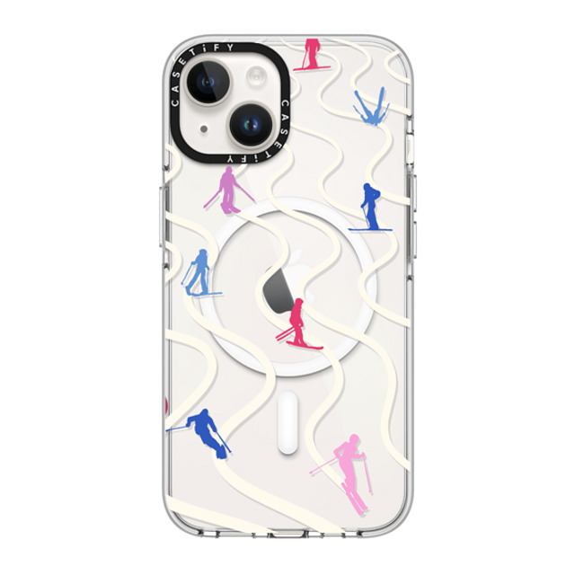 CASETiFY iPhone 14 ケース クリア クリア ケース MagSafe対応 Downhill Skiing casetify_artist