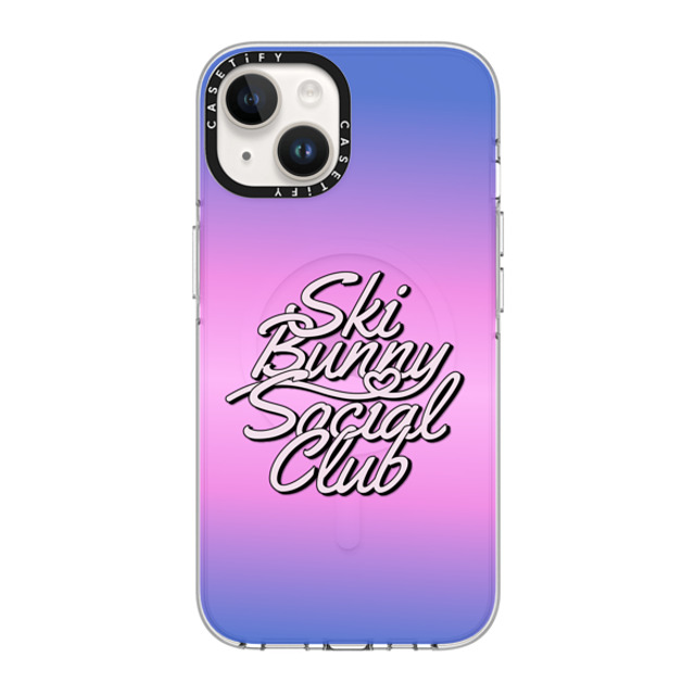 CASETiFY iPhone 14 ケース クリア クリア ケース MagSafe対応 Ski Bunny Social Club casetify_artist