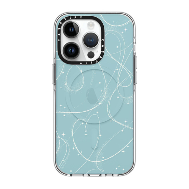 CASETiFY iPhone 14 Pro ケース クリア クリア ケース MagSafe対応 Pond Skating casetify_artist