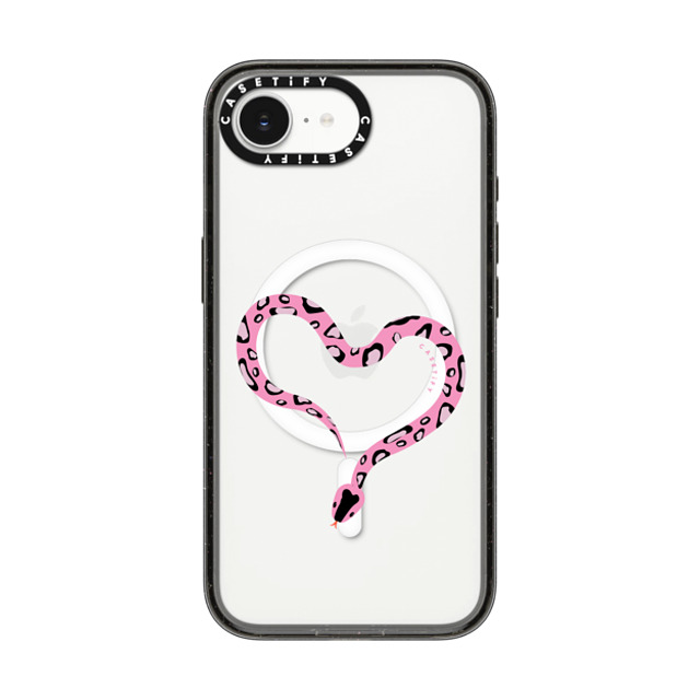 CASETiFY iPhone 16e ケース ブラック インパクトケース MagSafe対応 Heart,Snake Snake,Animal,Heart Pink Heart Snake Back to School CASETiFY iPhone 16e ケース ブラック インパクトケース MagSafe対応 Heart,Snake Snake,Animal,Heart Pink Heart Snake Back to School