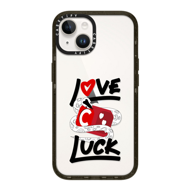 CASETiFY iPhone 14 ケース ブラック インパクトケース Lucky Snake Dice casetify_artist