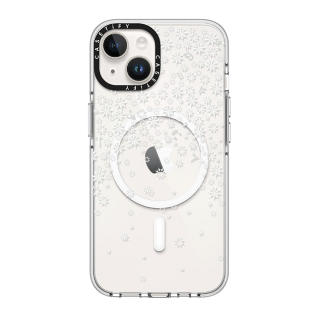 CASETiFY iPhone 14 Case Clear Clear Case MagSafe Compatible Falling Snow casetify_artist CASETiFY iPhone 14 Case Clear Clear Case MagSafe Compatible Falling Snow casetify_artist