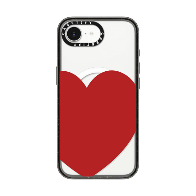 CASETiFY iPhone 16e Case Black Impact Case MagSafe Compatible Red Heart casetify_artist Back to School CASETiFY iPhone 16e Case Black Impact Case MagSafe Compatible Red Heart casetify_artist Back to School
