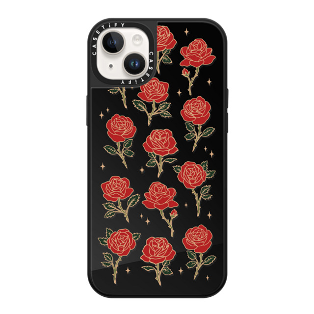 CASETiFY iPhone 14 Plus ケース Black on Black ミラーケース MagSafe対応 Roses and Thorns casetify_artist Father's Day CASETiFY iPhone 14 Plus ケース Black on Black ミラーケース MagSafe対応 Roses and Thorns casetify_artist Father's Day