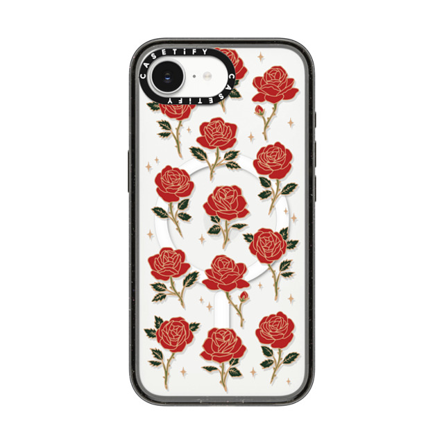 CASETiFY iPhone 16e Case Black Impact Case MagSafe Compatible Roses and Thorns casetify_artist Back to School CASETiFY iPhone 16e Case Black Impact Case MagSafe Compatible Roses and Thorns casetify_artist Back to School
