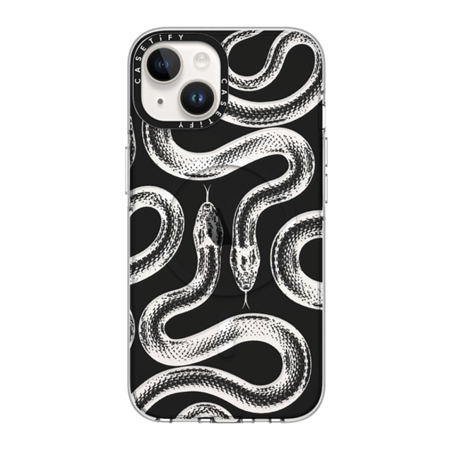 CASETiFY iPhone 14 Case Clear Clear Case MagSafe Compatible Animal,Animal,Dark Academia,Snake,Street Art,Typography,Zodiac Transparent Kingsnake CASETiFY iPhone 14 Case Clear Clear Case MagSafe Compatible Animal,Animal,Dark Academia,Snake,Street Art,Typography,Zodiac Transparent Kingsnake