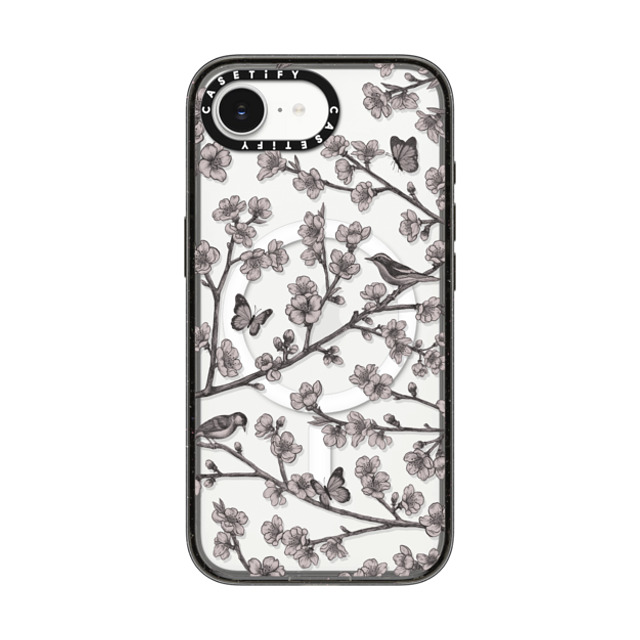 CASETiFY iPhone 16e ケース ブラック インパクトケース MagSafe対応 Floral フローラル Blooming Sakura Black Back to School CASETiFY iPhone 16e ケース ブラック インパクトケース MagSafe対応 Floral フローラル Blooming Sakura Black Back to School