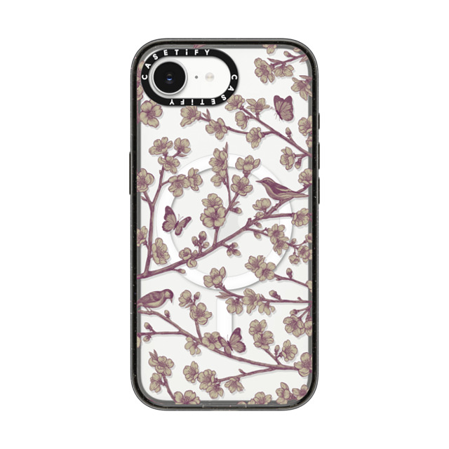 CASETiFY iPhone 16e Case Black Impact Case MagSafe Compatible Floral フローラル Blooming Sakura Pink Back to School CASETiFY iPhone 16e Case Black Impact Case MagSafe Compatible Floral フローラル Blooming Sakura Pink Back to School