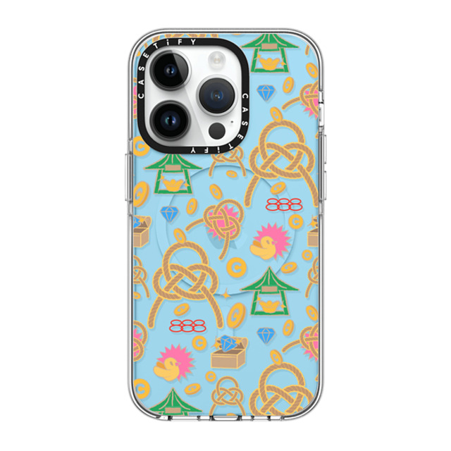 CASETiFY iPhone 14 Pro ケース クリア クリア ケース MagSafe対応 FU GUI Case casetify_artist