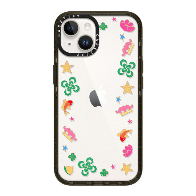 CASETiFY iPhone 14 ケース ブラック インパクトケース HAO YUN Case casetify_artist