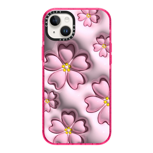 CASETiFY iPhone 14 Plus Case Bubble Gum Impact Case フローラル Sakura CASETiFY iPhone 14 Plus Case Bubble Gum Impact Case フローラル Sakura