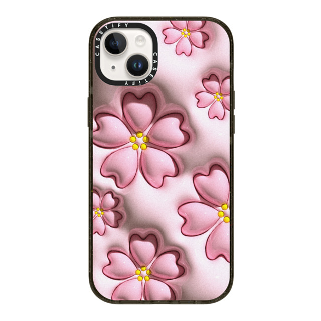 CASETiFY iPhone 14 Plus Case Black Impact Case Floral フローラル Sakura Mother's Day CASETiFY iPhone 14 Plus Case Black Impact Case Floral フローラル Sakura Mother's Day