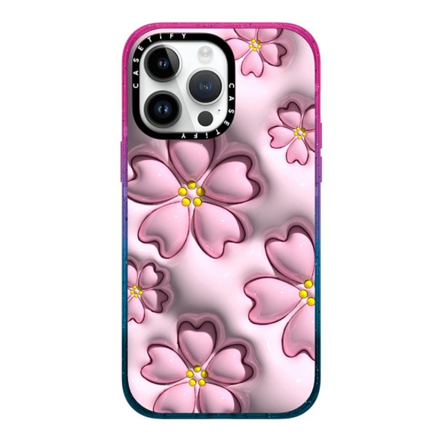 CASETiFY iPhone 14 Pro Max Case Cotton Candy Impact Case MagSafe Compatible フローラル Sakura CASETiFY iPhone 14 Pro Max Case Cotton Candy Impact Case MagSafe Compatible フローラル Sakura