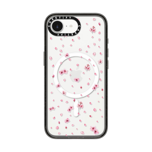 CASETiFY iPhone 16e ケース ブラック インパクトケース MagSafe対応 Floral フローラル Pressed Sakura Back to School CASETiFY iPhone 16e ケース ブラック インパクトケース MagSafe対応 Floral フローラル Pressed Sakura Back to School