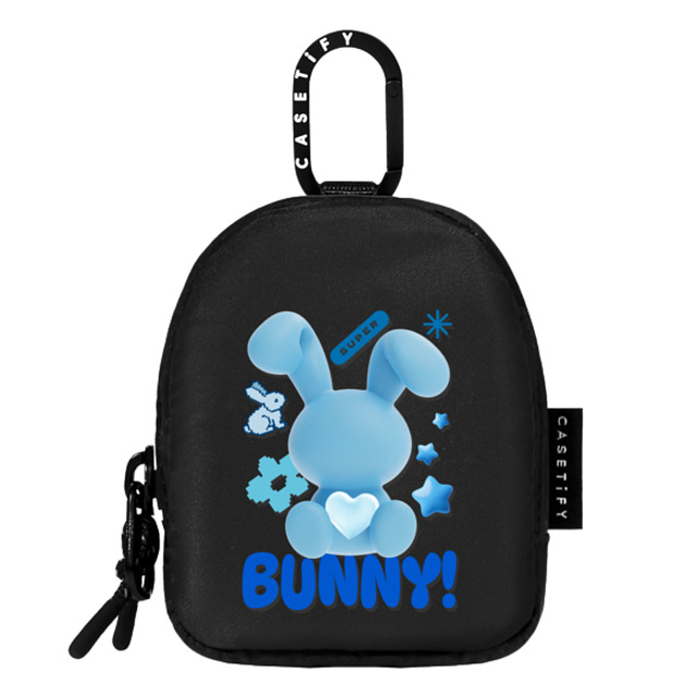 CASETiFY ポーチ Black ワイヤレスイヤホンポーチ Bunny Records casetify_artist Mother's Day CASETiFY ポーチ Black ワイヤレスイヤホンポーチ Bunny Records casetify_artist Mother's Day