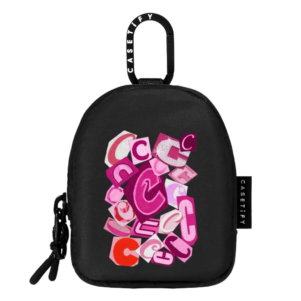 Earbuds Pouch - C Collage