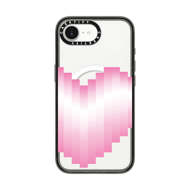 CASETiFY iPhone 16e ケース ブラック インパクトケース MagSafe対応 Heart Heart 8-beat Heart Back to School CASETiFY iPhone 16e ケース ブラック インパクトケース MagSafe対応 Heart Heart 8-beat Heart Back to School