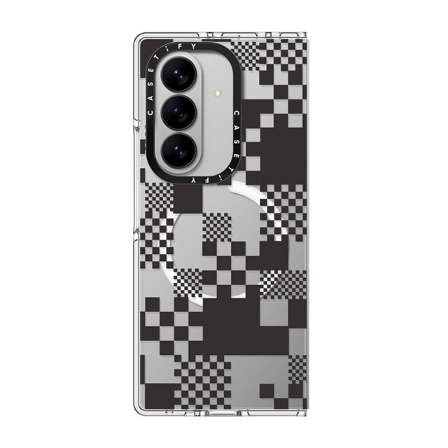 CASETiFY Galaxy Z Fold7 Case クリア マグネット式 クリアケース Checkered,Chrome Checkered,Chrome,Monochrome Patchwork Tweed - Black New iPhone CASETiFY Galaxy Z Fold7 Case クリア マグネット式 クリアケース Checkered,Chrome Checkered,Chrome,Monochrome Patchwork Tweed - Black New iPhone