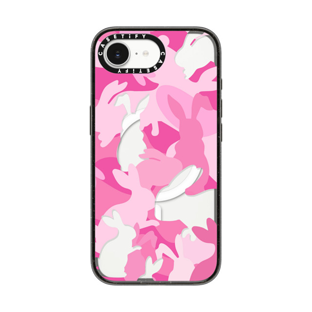 CASETiFY iPhone 16e Case Black Impact Case MagSafe Compatible Bunny Bunny Bunny Camo Back to School CASETiFY iPhone 16e Case Black Impact Case MagSafe Compatible Bunny Bunny Bunny Camo Back to School