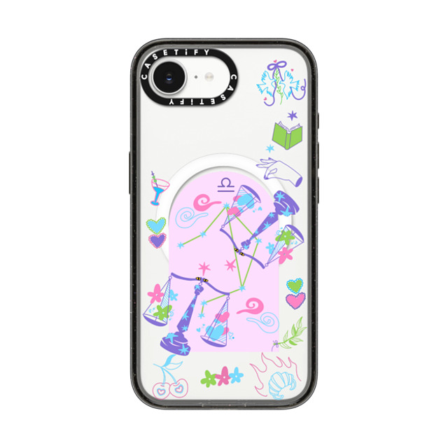 CASETiFY iPhone 16e Case Black Impact Case MagSafe Compatible Libra casetify_artist Back to School CASETiFY iPhone 16e Case Black Impact Case MagSafe Compatible Libra casetify_artist Back to School