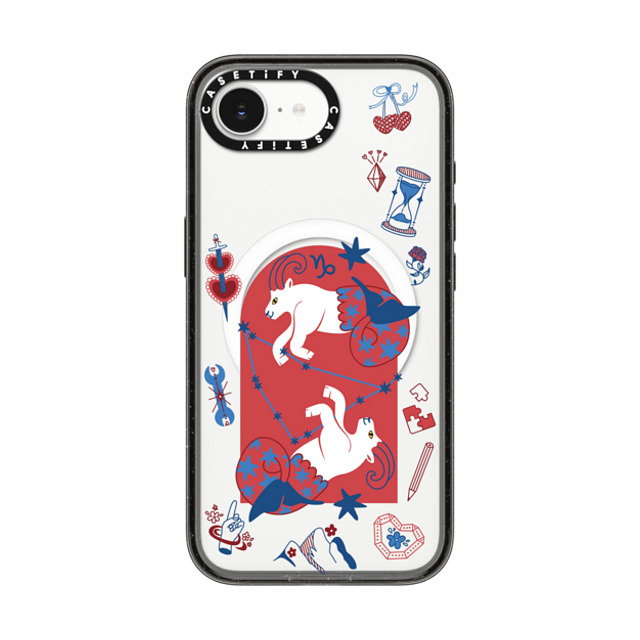 CASETiFY iPhone 16e Case Black Impact Case MagSafe Compatible Capricorn casetify_artist Back to School CASETiFY iPhone 16e Case Black Impact Case MagSafe Compatible Capricorn casetify_artist Back to School