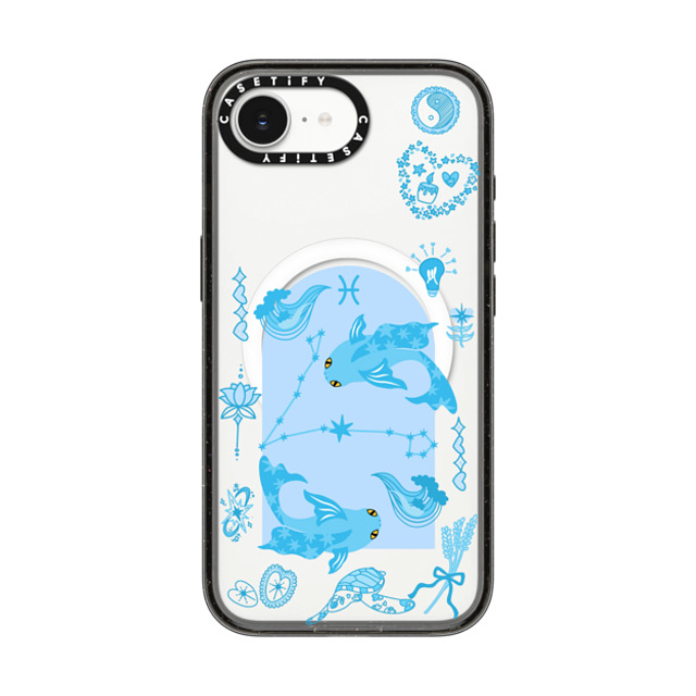 CASETiFY iPhone 16e Case Black Impact Case MagSafe Compatible Pisces casetify_artist Back to School CASETiFY iPhone 16e Case Black Impact Case MagSafe Compatible Pisces casetify_artist Back to School