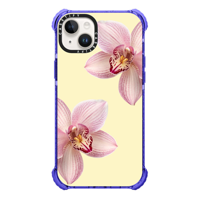 CASETiFY iPhone 14 Plus ケース Peri Purple ウルトラ インパクトケース MagSafe 対応 Orchidia (Yellow Background) casetify_artist Father's Day CASETiFY iPhone 14 Plus ケース Peri Purple ウルトラ インパクトケース MagSafe 対応 Orchidia (Yellow Background) casetify_artist Father's Day
