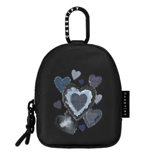 Pouch - Sweet Rebel Heart Earbuds Pouch